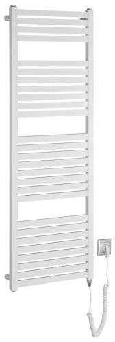 Grzejnik elektryczny 450 x 1330 mm biały 500 W TONDI-E DE470T Aqualine