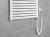 Grzejnik elektryczny 450 x 1330 mm biały 500 W TONDI-E DE470T Aqualine z dołu