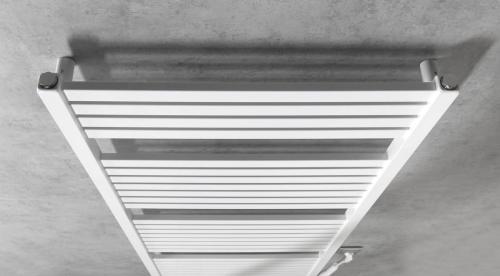 Grzejnik elektryczny 600 x 1330 mm biały 600 W TONDI-E DE480T Aqualine od góry