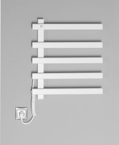 Łazienkowa suszarka elektryczna 480 x 520 x 50 mm biały 85 W ELCOR EB520 Sapho na ścianie