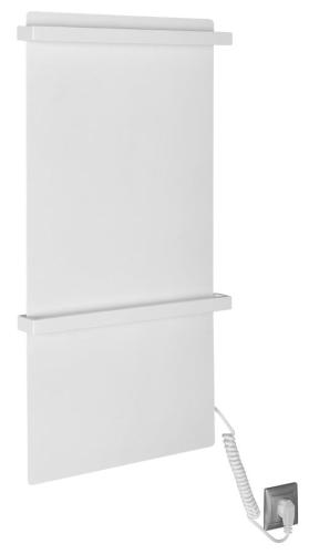 Łazienkowa suszarka elektryczna 400 x 800 mm biały mat 120 W ELMIS EB420 Sapho