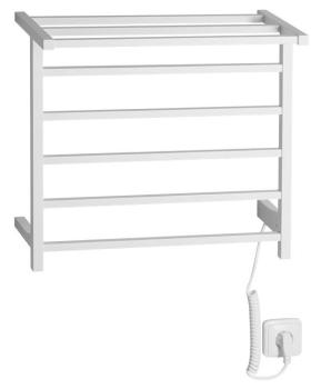 Łazienkowa suszarka elektryczna 500 x 470mm biały 60 W ELZOR EB500 Sapho