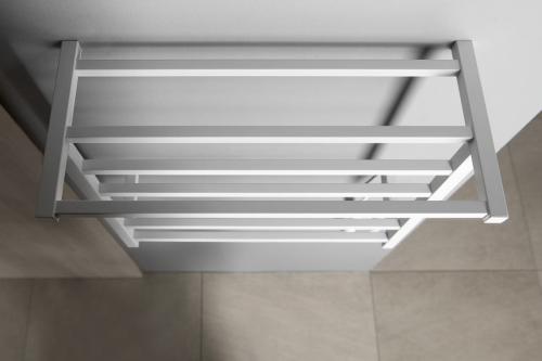 Łazienkowa suszarka elektryczna 500 x 470mm biały 60 W ELZOR EB500 Sapho z góry