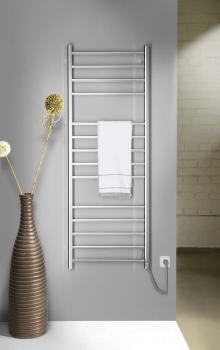 Łazienkowa suszarka elektryczna 600x1500 mm chrom 130 W ESKINADO ER450V Sapho wizualizacja