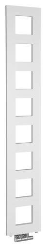 Grzejnik łazienkowy 280 x 1750 mm biały mat 461 W BLOCK IR184 Sapho