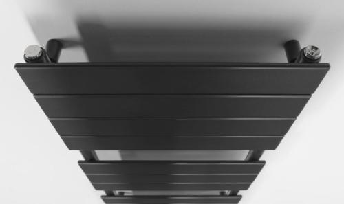 Grzejnik łazienkowy 450 x 934 mm antracyt 425 W BONDI DC405T Aqualine z góry