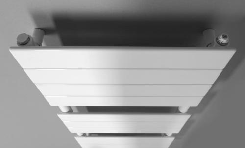 Grzejnik łazienkowy 450 x 934 mm biały 425 W BONDI DC400T Aqualine z góry