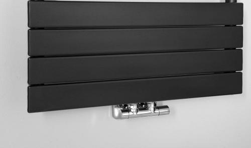 Grzejnik łazienkowy 600 x 1510 mm antracyt 810 W BONDI DC445T Aqualine dół