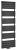 Grzejnik łazienkowy 600 x 1798 mm antracyt 965 W BONDI DC455T Aqualine