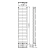 Grzejnik łazienkowy 600 x 1798 mm antracyt 965 W BONDI DC455T Aqualine rysunek