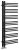 Grzejnik łazienkowy 500 x 1200 mm czarny mat 492 W DORLION 1130-21 Sapho