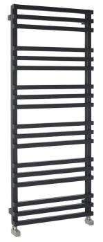 Grzejnik łazienkowy 500 x 1215 mm czarny mat 495 W FANTINA IR511 Sapho