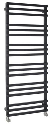 Grzejnik łazienkowy 500 x 1215 mm czarny mat 495 W FANTINA IR511 Sapho