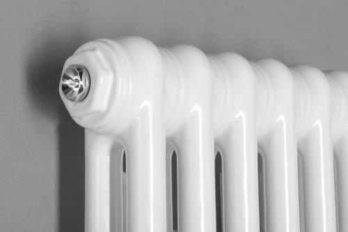 Grzejnik łazienkowy 306 x 1500 mm biały 643 W FEDE IR192 Sapho z bliska