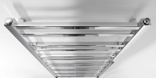 Grzejnik łazienkowy 500 x 1100 mm chrom 343 W METRO DOS IR432R Sapho z góry
