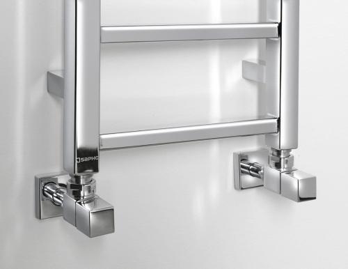 Grzejnik łazienkowy 300 x 1500 mm chrom 276 W METRO LIGHT IR446R Sapho  dół