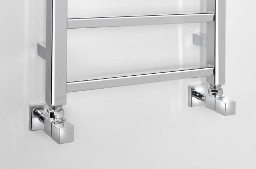 Grzejnik łazienkowy 400 x 1140 mm chrom 247 W METRO LIGHT IR445R Sapho dół