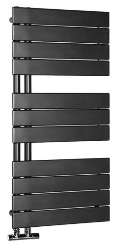Grzejnik łazienkowy 450 x 934 mm antracyt 381 W MILI DC606T Aqualine