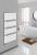Grzejnik łazienkowy 600 x 1222 mm biały 632 W MILI DC620T Aqualine wizualizacja