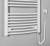 Grzejnik elektryczny 450 x 960 mm biały 300 W ORBIT-E ILEO94T Aqualine na ścianie
