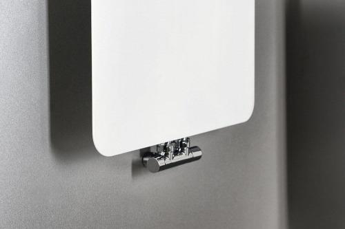 Grzejnik łazienkowy 370 x 1190 mm biały mat 417 W TABELLA MI1137 Sapho podłączenie