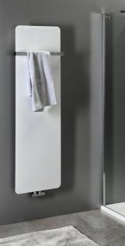 Grzejnik łazienkowy 490 x 1590 mm biały mat 734 W TABELLA MI1549 Sapho wizualizacja