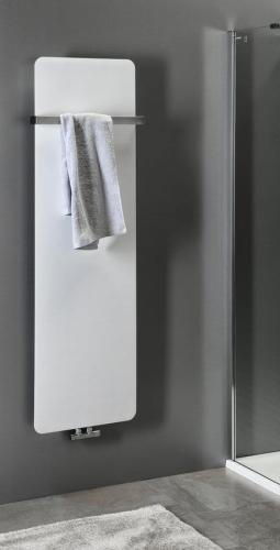 Grzejnik łazienkowy 490 x 1590 mm biały mat 734 W TABELLA MI1549 Sapho wizualizacja