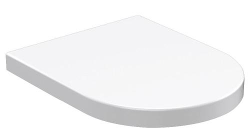 Deska WC zwykła zawiasy chrom FLO 318901 Kerasan
