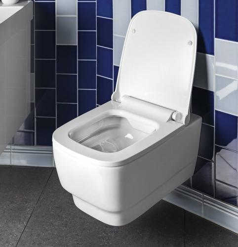 Miska WC podwieszana biał RIMLESS 35,5 x 53 cm BELLO 100214 Sapho wizualizacja