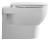 Miska WC podwieszana biały RIMLESS 35 x 50 cm ABSOLUTE 10AB02002 Isvea z boku