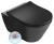 Miska WC podwieszana czarny mat RIMLESS 35,5 x 53 cm AWA 100314-110 Sapho