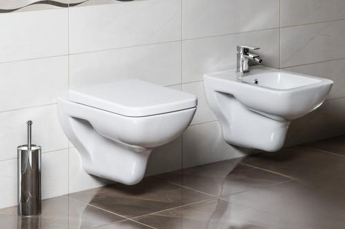 Miska WC podwieszana biały 35,5 x 51 cm BENE BN320 Creavit wizualizacja