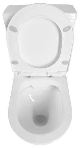 Kompakt WC KOMBI odpływ uniwersalny Rimless JALTA PB103RW Aqualine  od góry