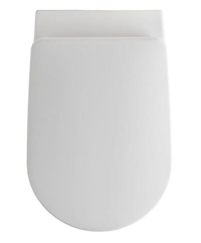 Miska WC podwieszana biały RIMLESS 35 x 55 cm NOLITA 531401 Kerasan z góry