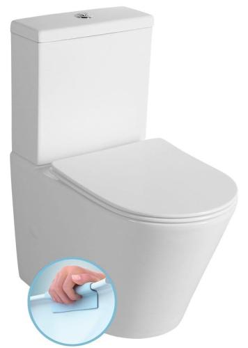 Kompakt WC KOMBI odpływ uniwersalny Rimless PACO PC1012WR Sapho
