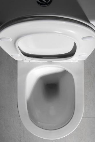 Kompakt WC KOMBI odpływ uniwersalny Rimless PACO PC1012WR Sapho z góry