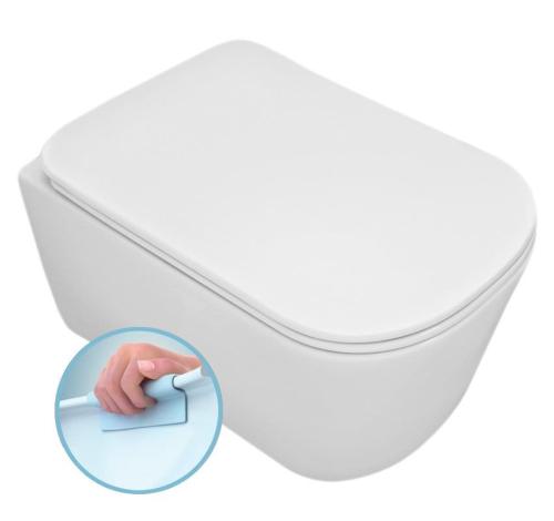 Miska WC podwieszana biały RIMLESS 35 x 54cm TRIBECA 511401 Kerasan