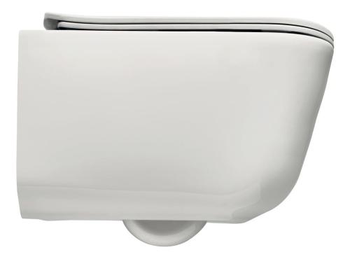 Miska WC podwieszana biały RIMLESS 35 x 54cm TRIBECA 511401 Kerasan bokiem