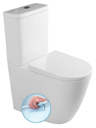 Kompakt WC KOMBI odpływ uniwersalny Rimless TURKU PC104WR Sapho