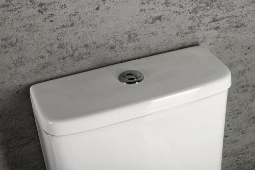 Kompakt WC KOMBI odpływ uniwersalny Rimless TURKU PC104WR Sapho przycisk