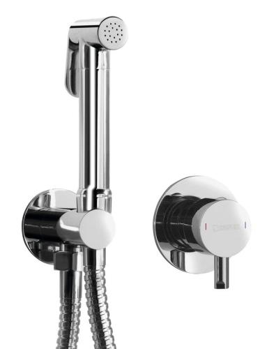 Bateria bidetowa podtynkowa z rączką bidetową chrom RHAPSODY 5540-01 Sapho