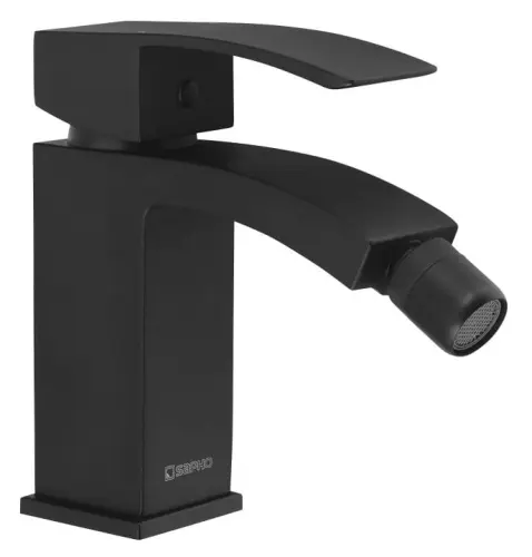 Bateria bidetowa stojąca czarny mat GINKO 1101-03B Sapho