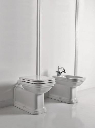 Bidet ceramiczny 37 x 42 x 65 cm WALDORF 4120K1 Kerasan wizualizacja