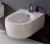 Bidet podwieszany 36,5 x 20 x 50 cm FLO 312501 Kerasan na ścianie