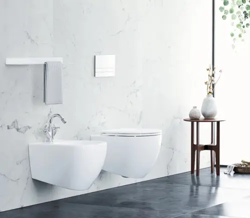 Bidet podwieszany 36,5 x 53 cm INFINITY 10NF41001 Isvea wizualizacja
