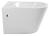 Bidet podwieszany 36 x 52 cm PACO PZ2012 Sapho z boku