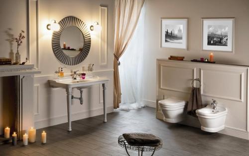 Miska WC c podwieszana 36 x 53 cm ANTIK AN320 Creavit aranżacja