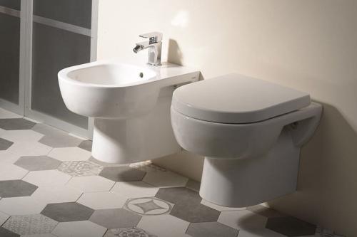 Miska WC podwieszana biały 36 x 52 cm MODIS MD001 Aqualine wizualizacja