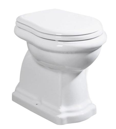 Miska WC 38,5 x 45 x 59 cm odpływ poziomy biały Retro 101101 Kerasan
