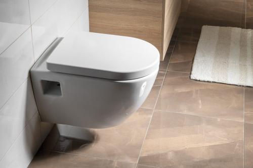 Miska WC podwieszana biały 35,5 x 50 cm NERA NS952 Aqualine bokiem